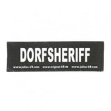 Julius K9 Logo Klettsticker groß A - F – DORFSHERIFF