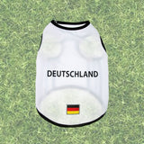 Fußball EM Hundetrikot