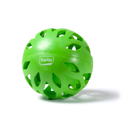 Karlie Gitterspielball Koko aus Gummi – ø: 14 cm grün