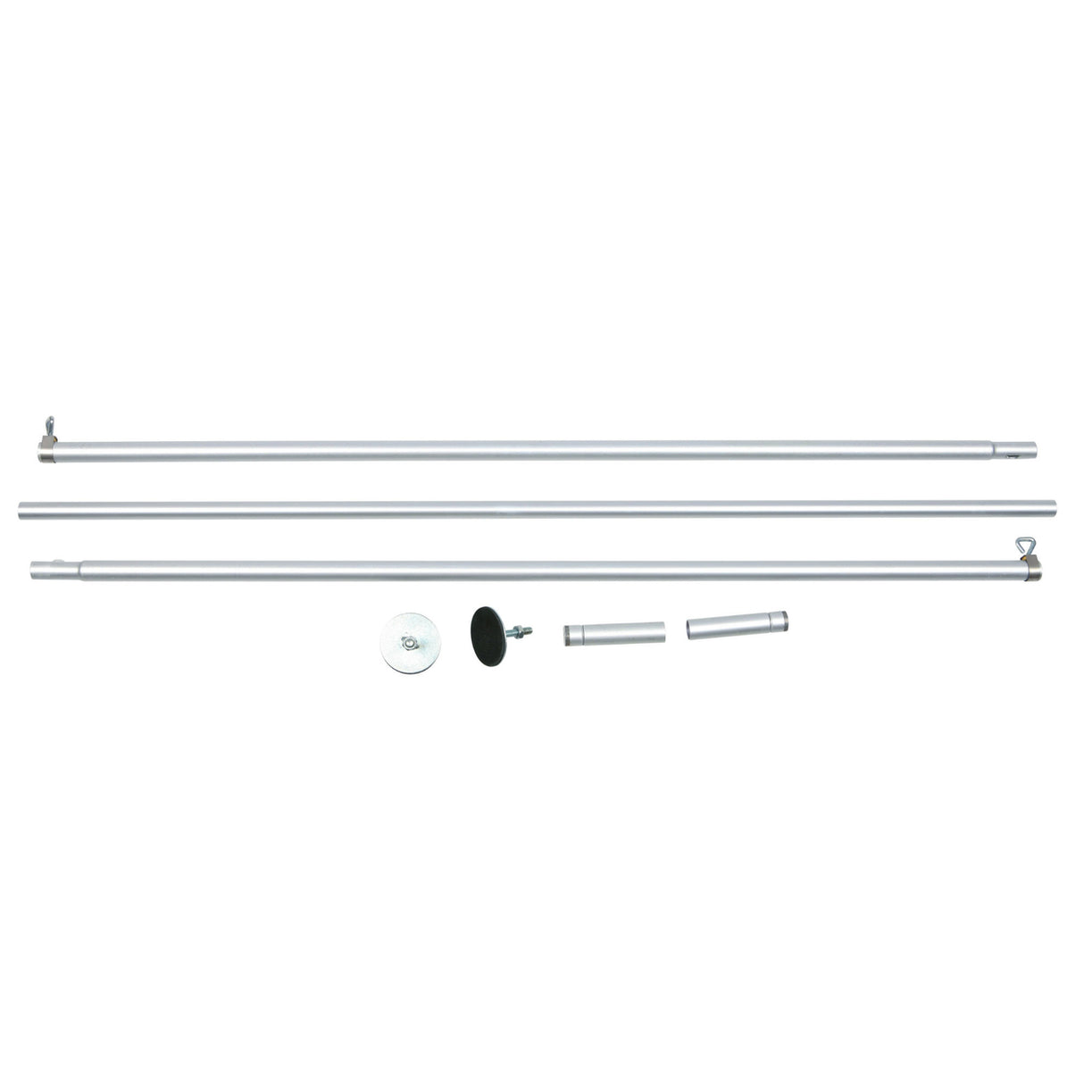 Spannstange für Katzenschutznetz – Aluminium, 1,28-3,25m