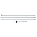 Spannstange für Katzenschutznetz – Aluminium, 1,28-3,25m