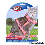 Katzengeschirr mit Leine aus Nylon