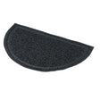 Katzenklo Vorlegematte halbrund – 41 × 25 cm, anthrazit