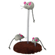 Katzenspielzeug Mouse-Family auf Federn