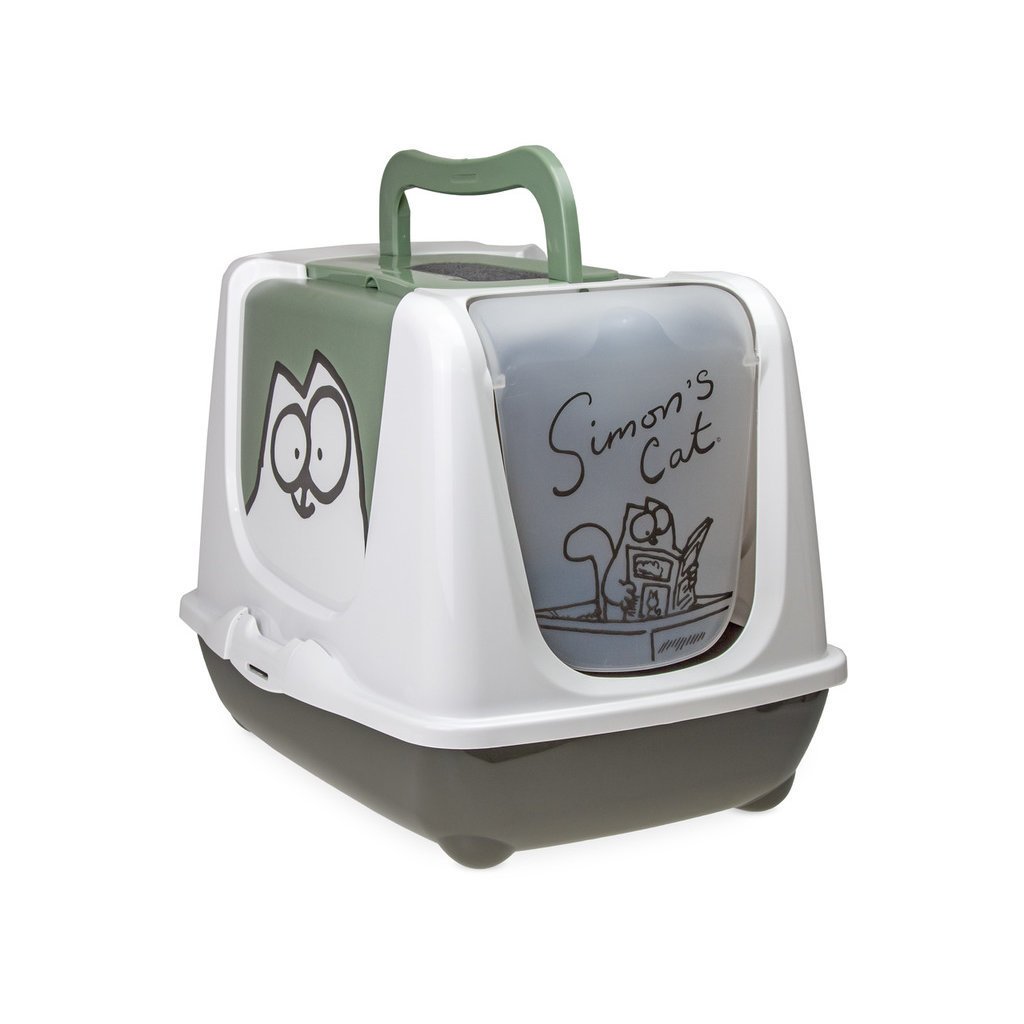 Simons Cat Katzentoilette mit Streuschaufel