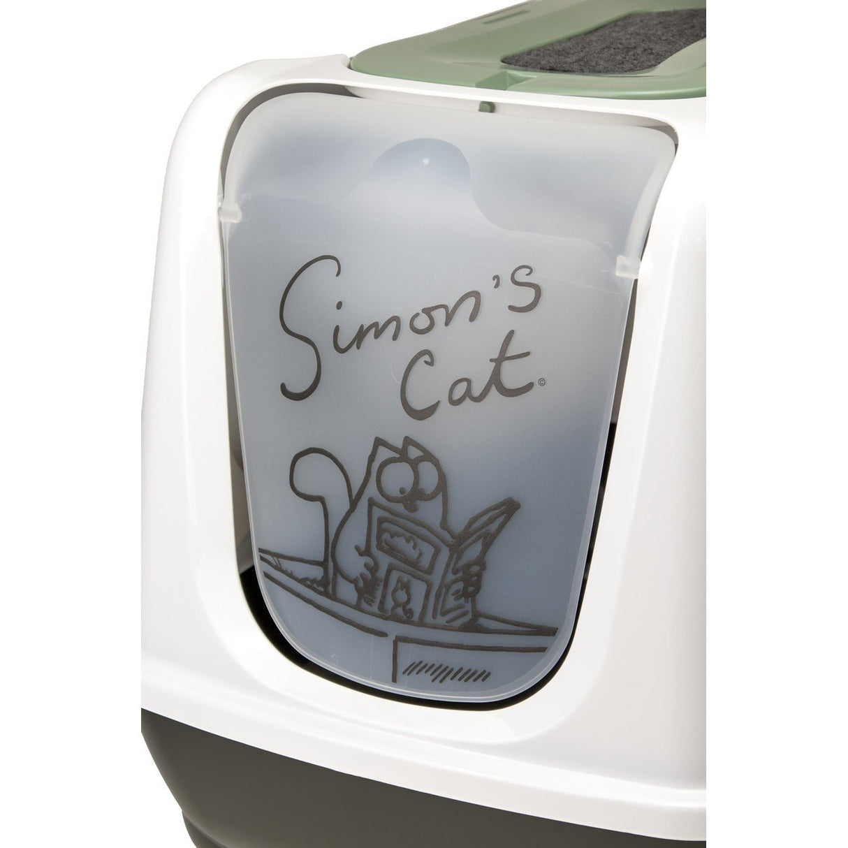 Simons Cat Katzentoilette mit Streuschaufel