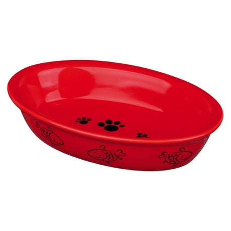 Keramiknapf oval für Katzen