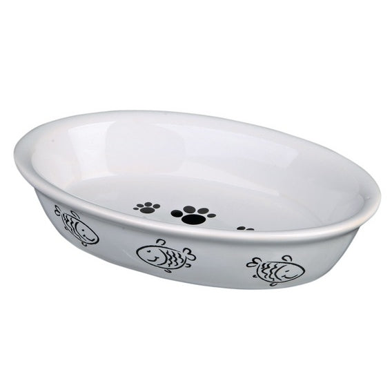 Keramiknapf oval für Katzen
