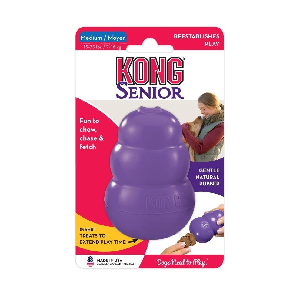 Senior Hundespielzeug – M: 8 cm, violett