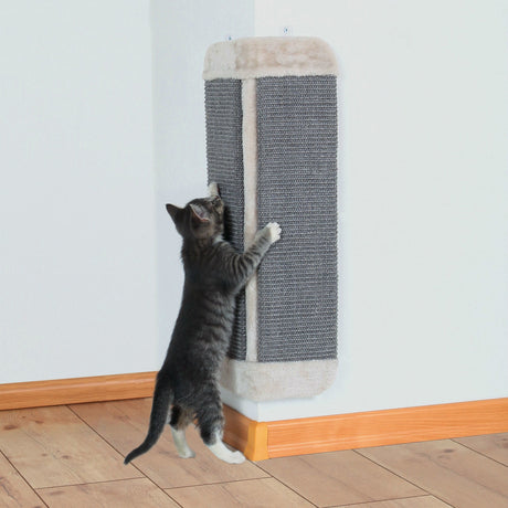 Katzenkratzbrett für Zimmerecken mit Katzenminze