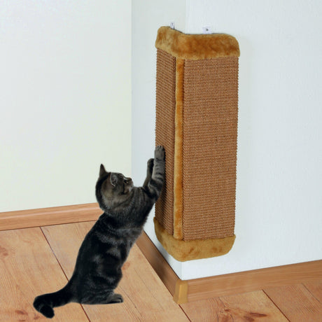 Katzenkratzbrett für Zimmerecken mit Katzenminze
