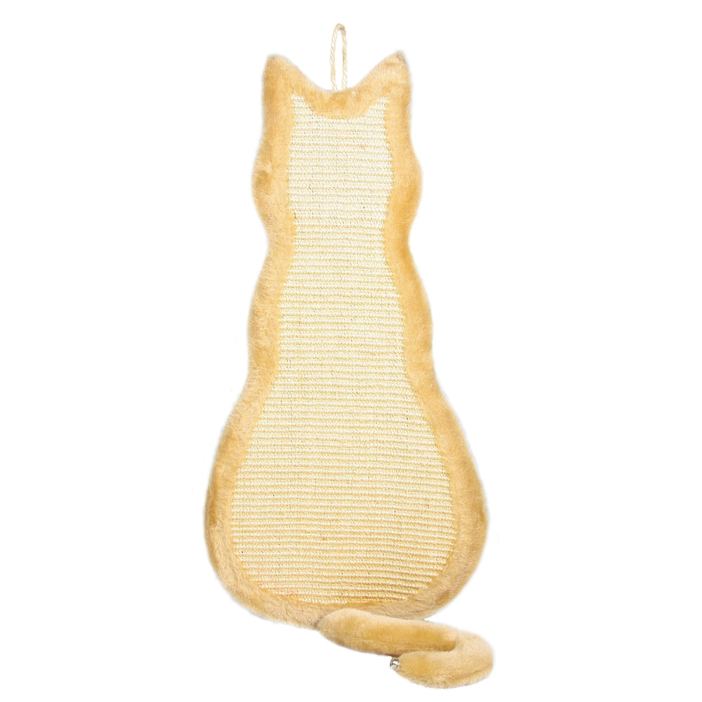 Kratzbrett Katze – 35×69 cm, beige