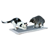 Kratzmatte für Katzen grau