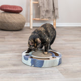 Kratztrommel mit Spielzeug für Katzen