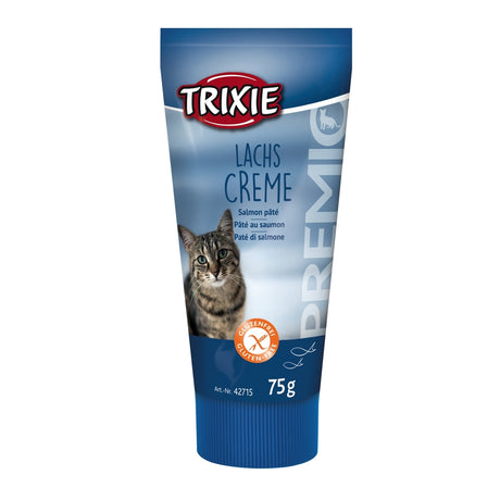 PREMIO Lachscreme für Katzen aus der Tube