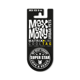 Max & Molly Cool Tags für Leinen und Geschirre – für XXS-M Geschirre: Super Star (rund)
