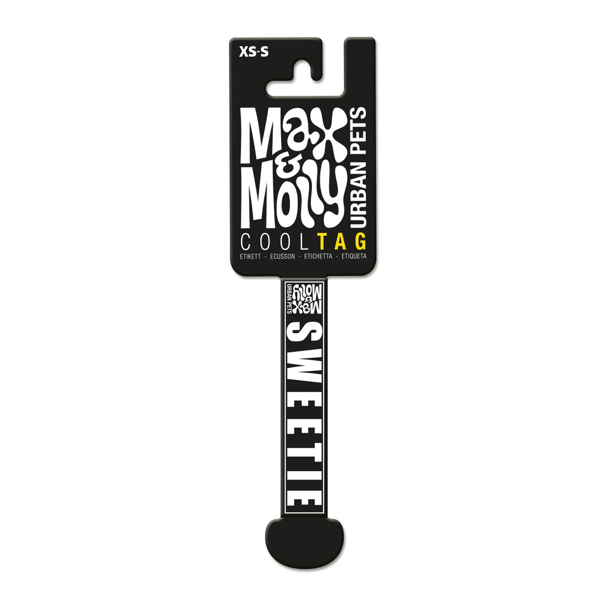 Max & Molly Cool Tags für Leinen und Geschirre – für XS-S Leinen - Sweetie (lang)