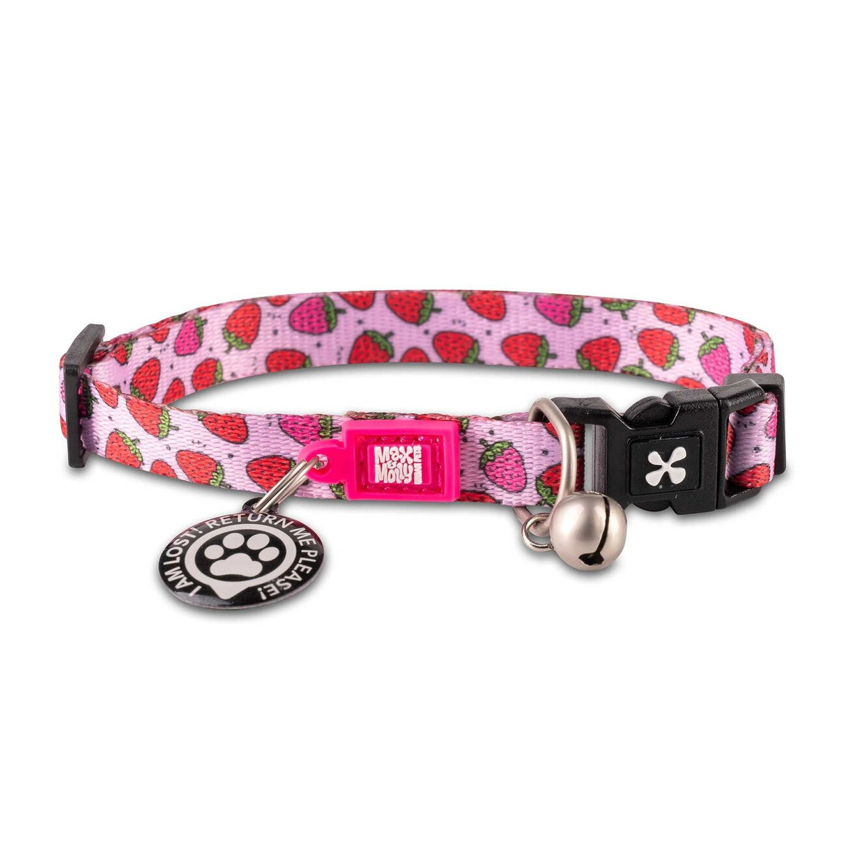 Katzenhalsband Smart ID – Strawberry Dream
