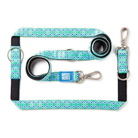 Multifunktionsleine Retro Blue