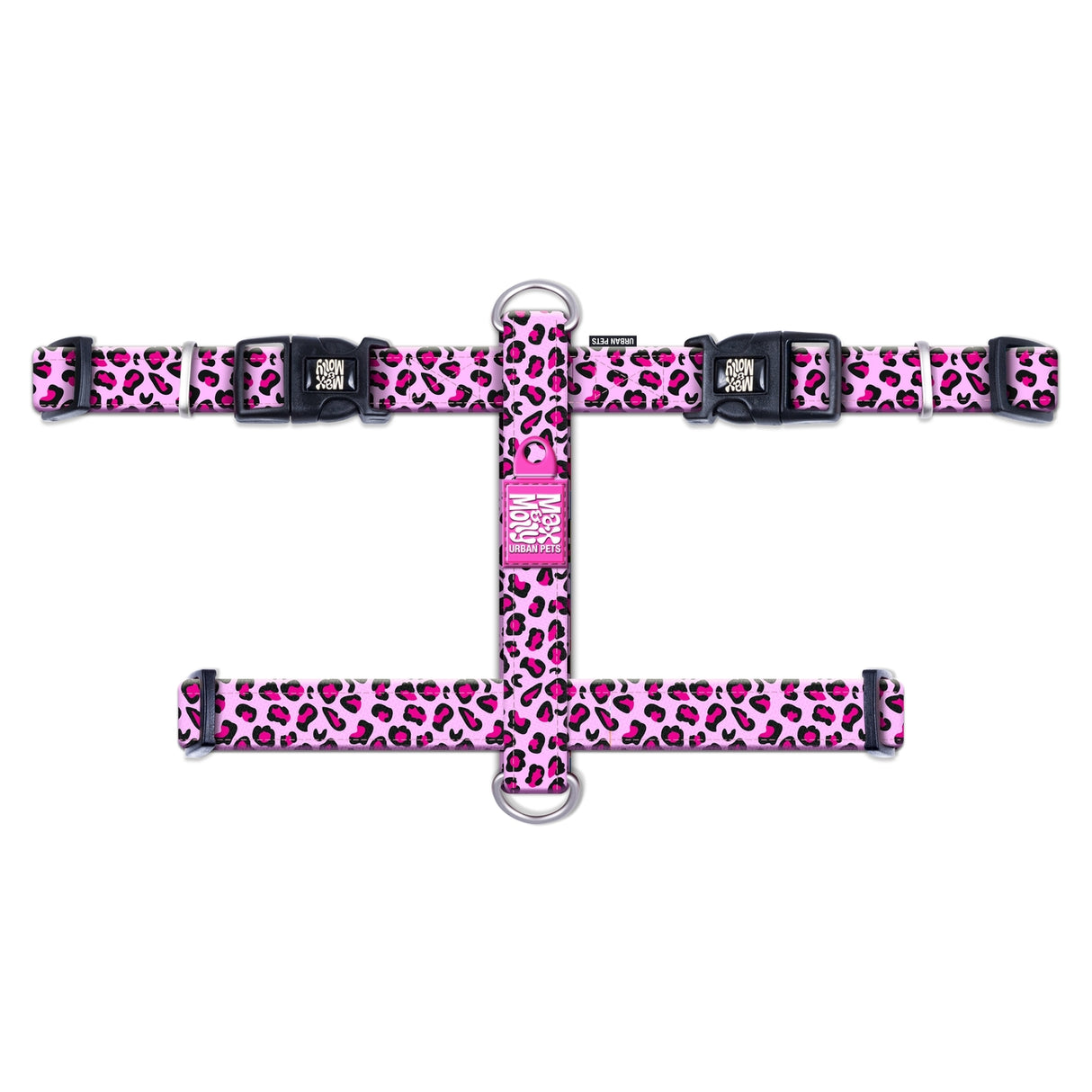 Max & Molly Original H-Geschirr Leopard Pink