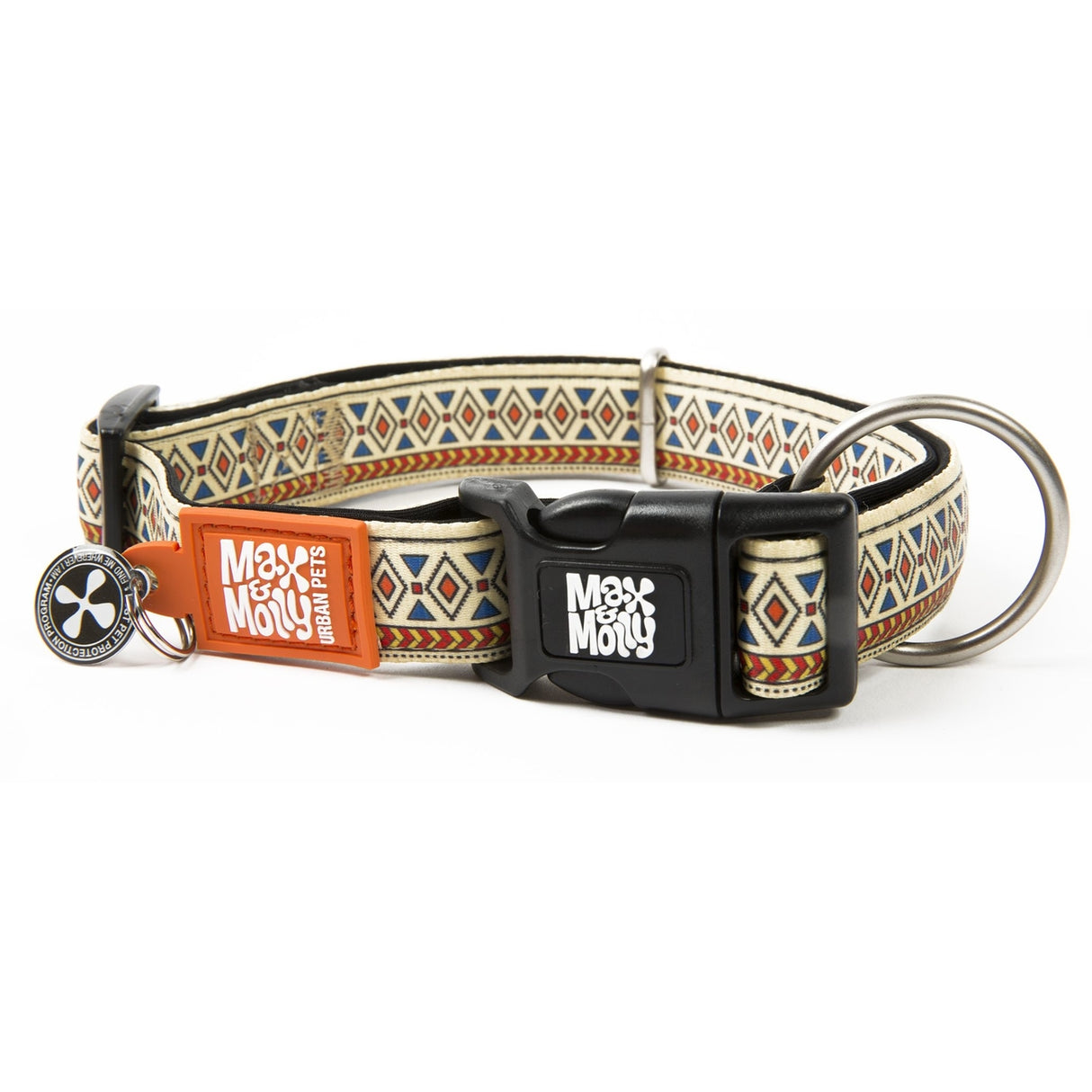 Max & Molly Smart ID Hundehalsband Ethnic