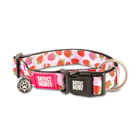 Strawberry Dream Hundehalsband mit Smart ID