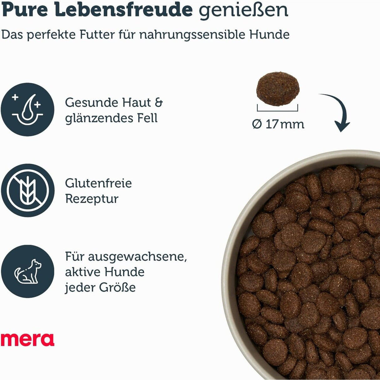 Mera Dog Pure Sensitive Lamm & Reis Hundefutter