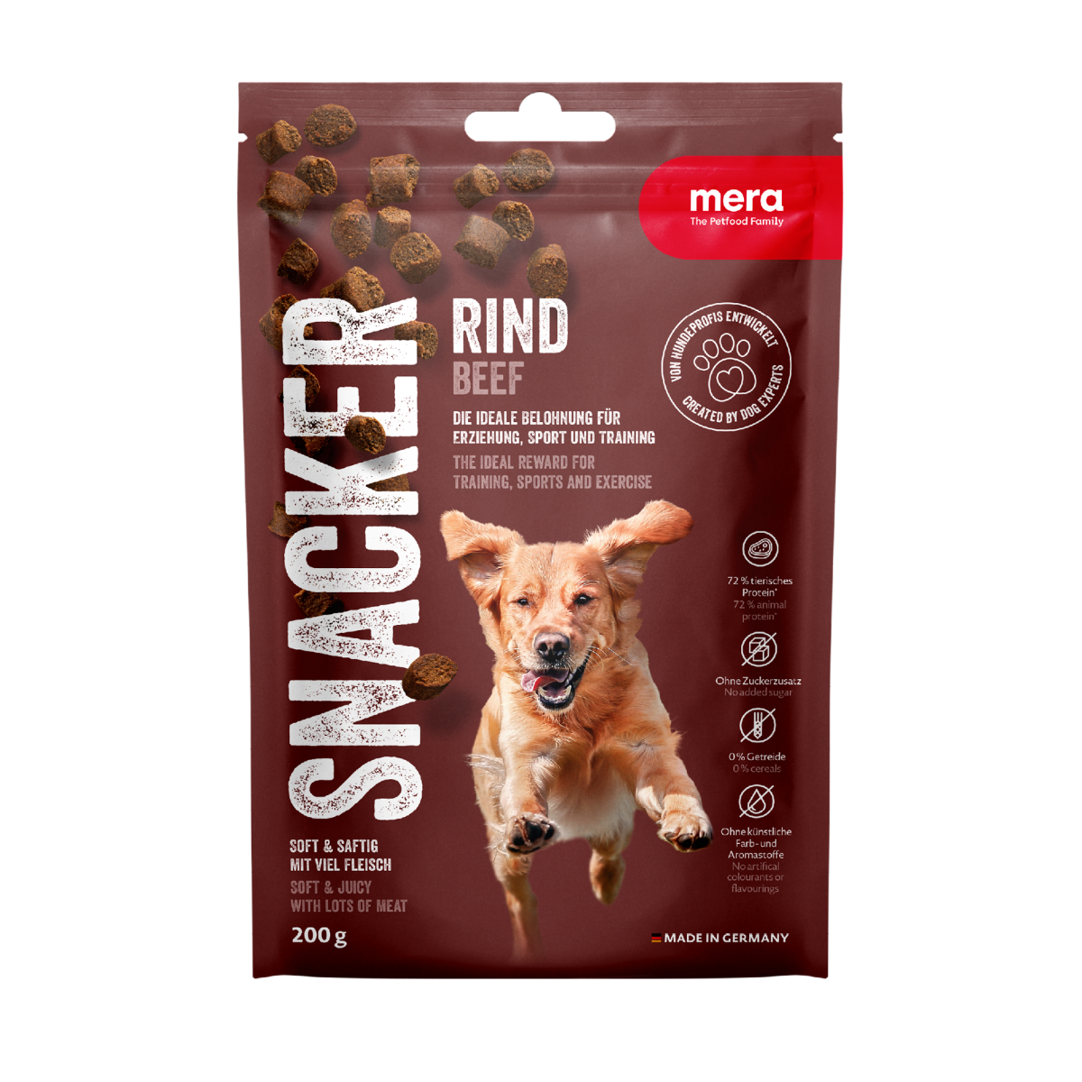 Mera Dog Snacker Hundesnacks – Rind 200g