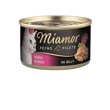 Miamor Feine Filets Dosen Katzenfutter – Huhn & Reis 24x100g