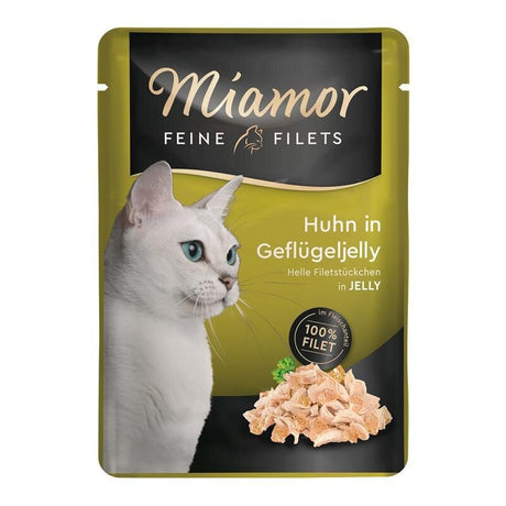 Miamor Feine Filets Frischebeutel – 24x100g Huhn in Geflügeljelly