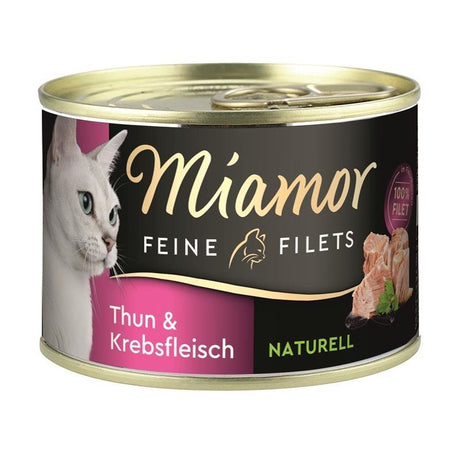 Miamor Feine Filets Naturelle – Thunfisch & Krebsfleisch 12x156 g