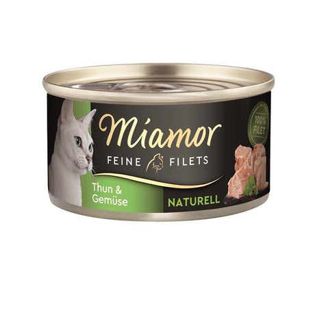 Miamor Feine Filets Naturelle – Thun & Gemüse 24x80g