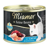 Katzen Futter in Dose Feine Beute – Lachs 12x185g