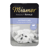 Miamor Ragout Royale Kitten Katzenfutter – mit Rind 22x100g
