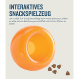 Orbee-Tuff Snoop Ø ca. 12,5 cm Interaktives Snackspielzeug – ORANGE
