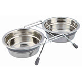 Napf-Set Eat on Feet mit Klapperschutz