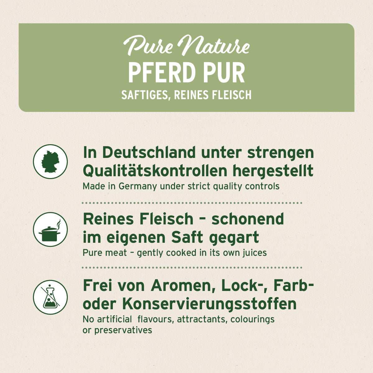 AniForte Nassfutter Pferd Pur