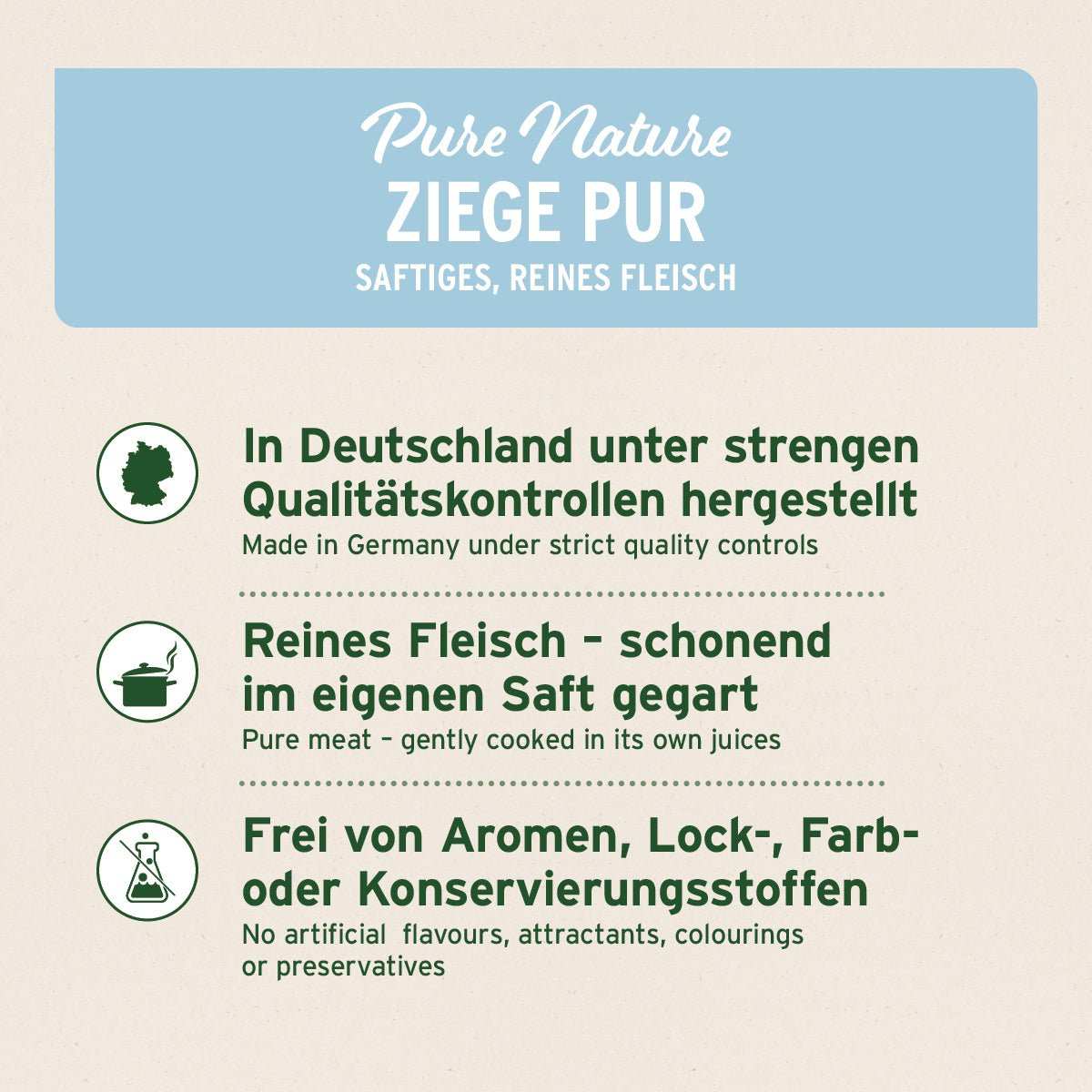 AniForte Nassfutter Ziege pur