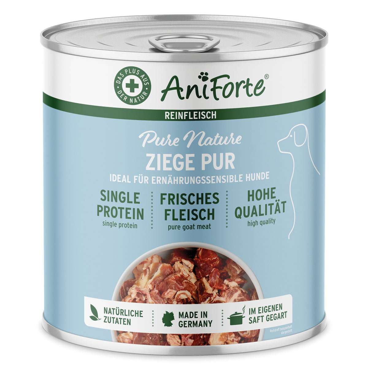 AniForte Nassfutter Ziege pur
