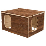 Natural Living Haus Hilke mit integrierter Heuraufe