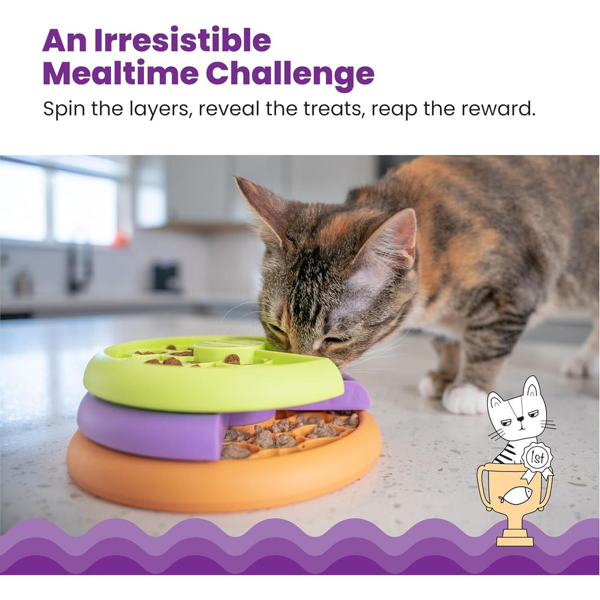 Kitty Lickin' Layers Katzen Snackspielzeug