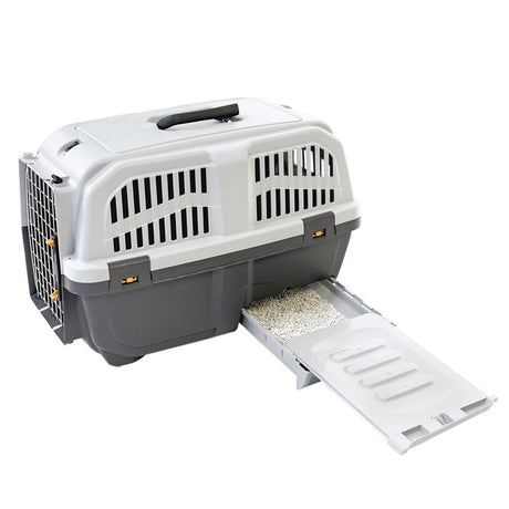 Katzen Transportbox mit integrierter Katzentoilette