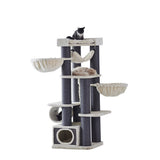 Kratzbaum Chilo – 165 cm, grau, cream