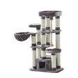 Nobby Kratzbaum Fredo – 85 x 50 x 158 cm, cappuccino/grau