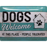 Nostalgic-Art Dogs Welcome
