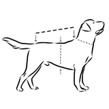 Hochreflektierender Hundewintermantel