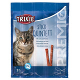 PREMIO Stick Quintett Katzensnack – Lachs/Forelle, 5 × 5 g