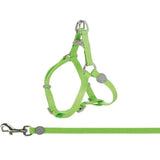 Premium One Touch Katzen-Garnitur mit Leine – Geschirr: 26–37 cm/10 mm, Leine: 1,20 m, diverse Farben