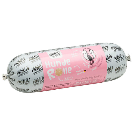 PurBello Hundewurst Hundefutter – Truthahn 800g