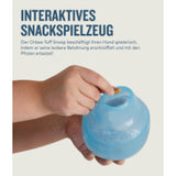 Orbee-Tuff Snoop Ø ca. 12,5 cm Interaktives Snackspielzeug – HELLBLAU